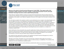Tablet Screenshot of heralduk.com